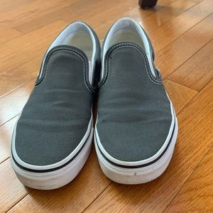 Gray Slip on Vans